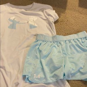 Under Armour shorts outfit